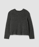 Cashmere Silk Boucle Bliss Crew Neck Sweater