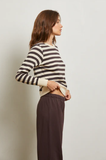 Stef Stripe Luxe Rib Long Sleeve