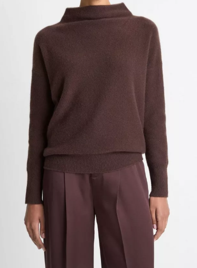 Boiled Funnel Neck Pullover