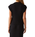 Nara London Rib Mock Neck Top