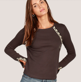Beau Crochet Long Sleeve Tee