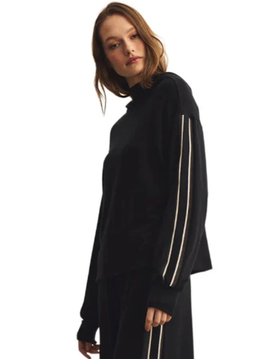 Taryn Madison w/Rib Trim Hoodie