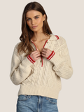 Charlotte Cable Button Sweater