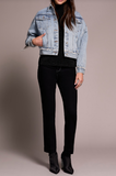 Chain Fringe Denim Jacket
