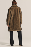 Lux Fur Belted Coat