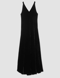 Floor Length V-Neck Dress