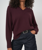 Organic Cashmere Vneck