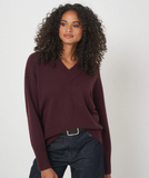 Organic Cashmere Vneck