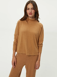 Frida Madison Mock Neck Swing Top