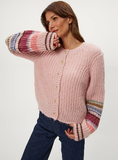 Lumi Stripe Souffle Cardigan