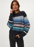 Aura Stripe Souffle Crew