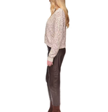 Cotton Chunky Twist Crop Cardigan