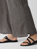 Woven Plisse Wide Ankle Pant