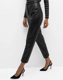 Analise Vegan Leather Cropped Pants