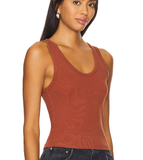 Debbie Cotton Rib Tank