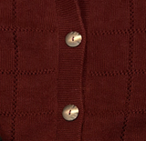 Wool Cashmere Button Front Cardigan