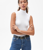 Hillary Ribbed Turtleneck Tank