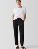 Organic Cotton Tapered Ankle Pants