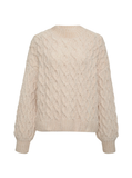 Cable Mock Neck Sweater