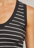 Jordan U Neck Ribbed Tank