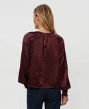 Fabi Hammered Satin Top