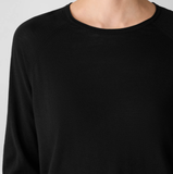 Superfine Merino Crew Neck Top in Regenerative Wool