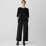 Superfine Merino Crew Neck Top in Regenerative Wool