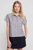 The Boxy Short Sleeve Cropped Shirt