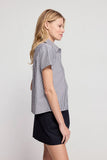 The Boxy Short Sleeve Cropped Shirt