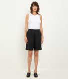Lacey Herringbone Linen Short