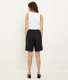 Lacey Herringbone Linen Short