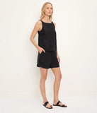 Zara Herringbone Linen Sleeveless Top