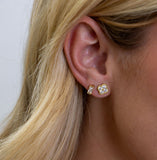 Gracie CZ Clover Studs