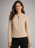 Yva Lightweight Nubuck Jacket with cutouts