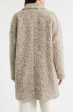 Curly Alpaca Notch Collar Coat