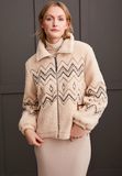 Boucle Sherpa Embroidered Jacket