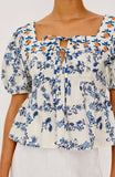 Presley Floral Print Puff Sleeve Shirt