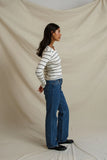 Bianca Cashmere Rib L/S V-Neck