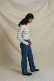 Bianca Cashmere Rib L/S V-Neck
