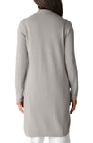 Peruvian Cotton Collared Knee Length Cardigan
