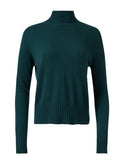 Cashmere Rib Funnel Pullover