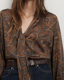 Francine Tie-Neck Blouse
