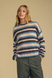 Mae Cozy Cashmere Blend Stripe Crew