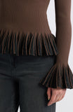 Nora Pleat Trim Top