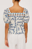 Presley Floral Print Puff Sleeve Shirt