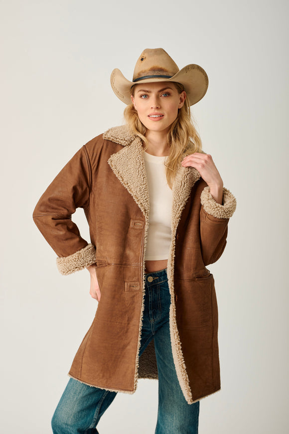 Teddy Lined Car Coat