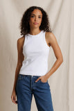 Daphne Rib High Neck Tank