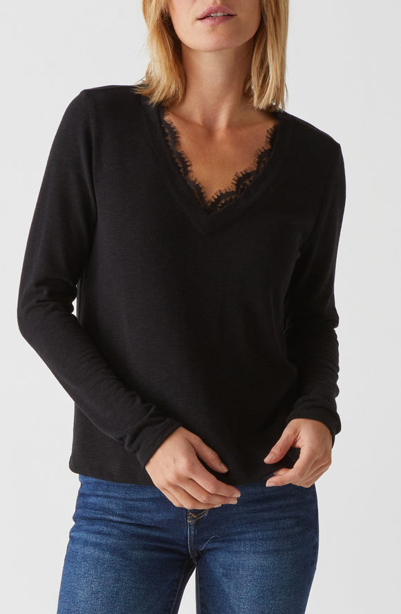Bebe Tahoe VNeck w/Lace
