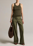 Ribbed Scoop Neck Tank