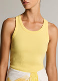 Ribbed Scoop Neck Tank